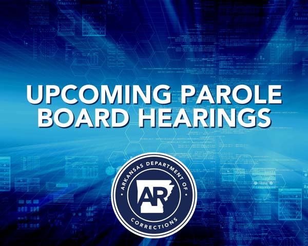 Upcoming Parole Board Hearings Search